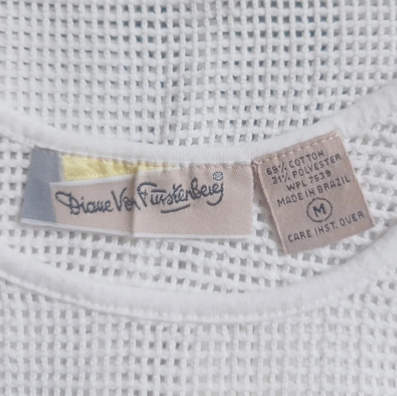 Diane Von Furstenberg  Mesh Tank Top - Picture 5 of 5